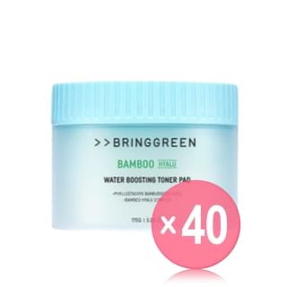 BRING GREEN - Bamboo Hyalu Water Boosting Toner Pad (x40) (Bulk Box)