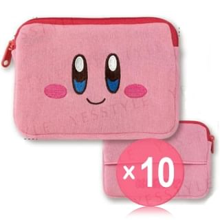 SK Japan - Kirby Mini Tissue Pouch Face N (x10) (Bulk Box)