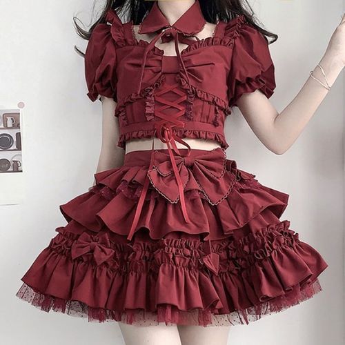 ♡ jiltu petit frill cap ♡ JILTU ジルチュ petit frill tee