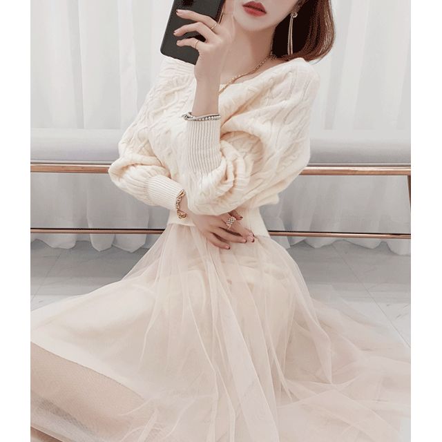 tulle tank dress