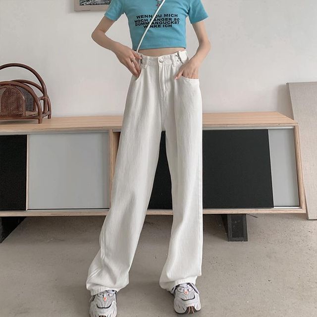 Astarte - Low-Rise Wide-Leg Jeans 