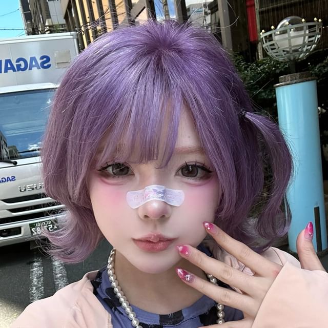 Jellyfish-Short Full Wig - Wavy Highlight