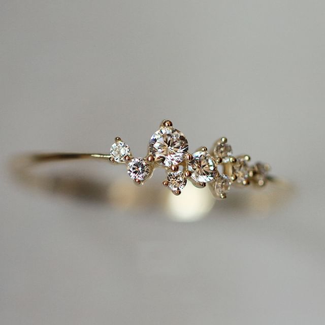 Phoenoa-925 Sterling Silver Cubic Zirconia Ring