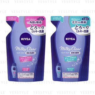 Nivea Japan - Milky Clear Cleanser Smooth Clear 130ml Refill - 2 Types
