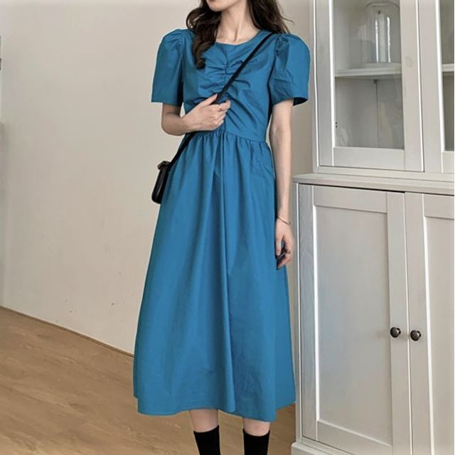 bandeau summer dress midi CONTRASTING BANDEAU MIDI DRESS