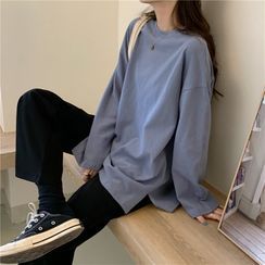CaraMelody - Long-Sleeve Plain T-Shirt CaraMelody - Long-Sleeve Plain T-Shirt