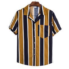 Fireon - Short-Sleeve Striped Shirt Fireon - Short-Sleeve Striped Shirt