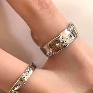 Chimerro-Textured Open Ring