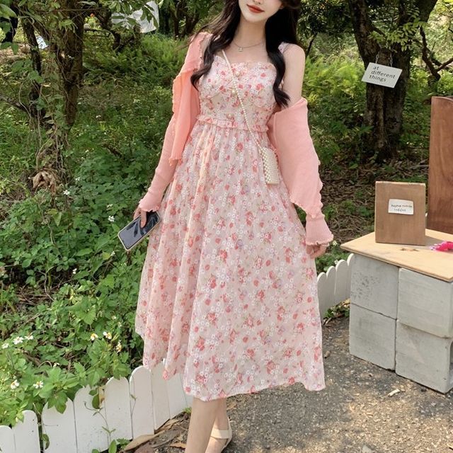 knee length dresses for ladies White Hanbok Palace Dress  Traditional Korean Women's Outfit for Wed Clothing (Free Skirt Support) / One Size Fits All