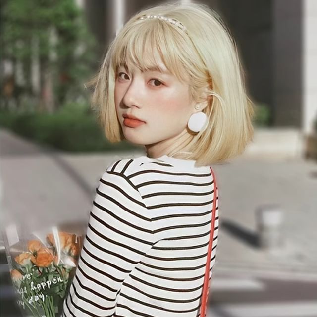 Jellyfish-Short Full Wig - Bob