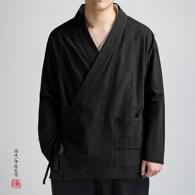 Ninine-Long-Sleeve Hanfu Top
