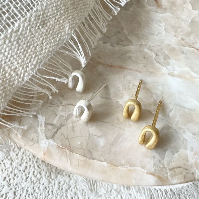 Hansha-Geometry Stud Earring