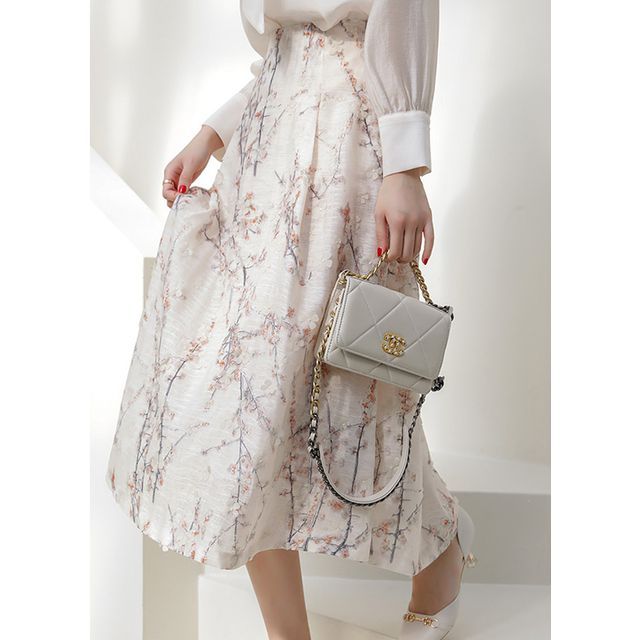 Blake Organza Applique Floral Skirt main image 0