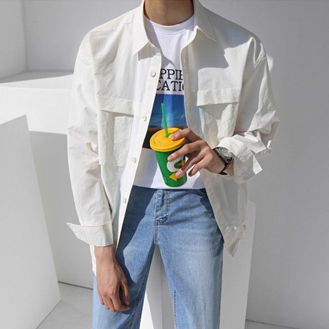 MRCYC-Long-Sleeve Cargo Shirt