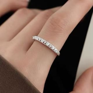 Parskletie-Rhinestone Open Ring