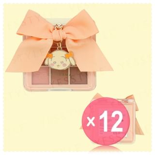 SHOBIDO - Chiikawa Usagi Ribbon Series Eyeshadow (x12) (Bulk Box)