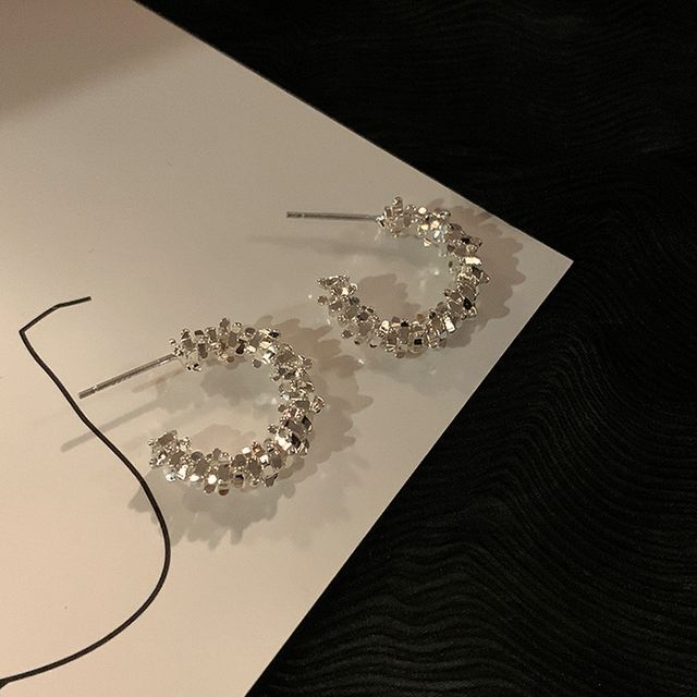 Panda Dama-Alloy Hoop Earring