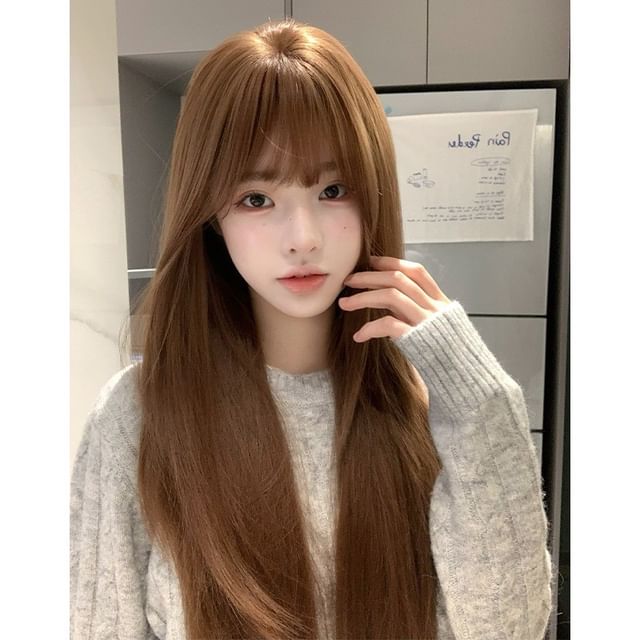 SEVENQ-Long Full Wig - Straight