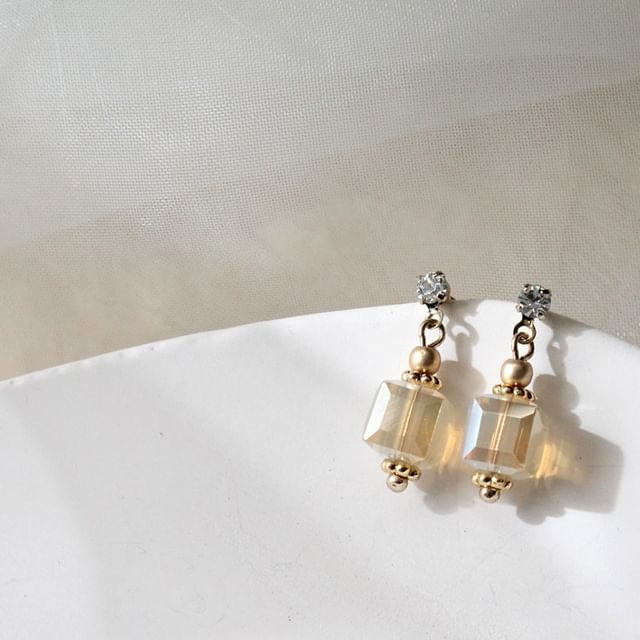 CIMAO-Rhinestone Alloy Dangle Earring Various Designs