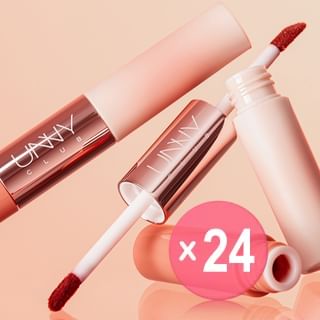 UNNY CLUB - Rose Tram Series Dual-Effect Touch Lip Mud - 5 Types (x24) (Bulk Box)