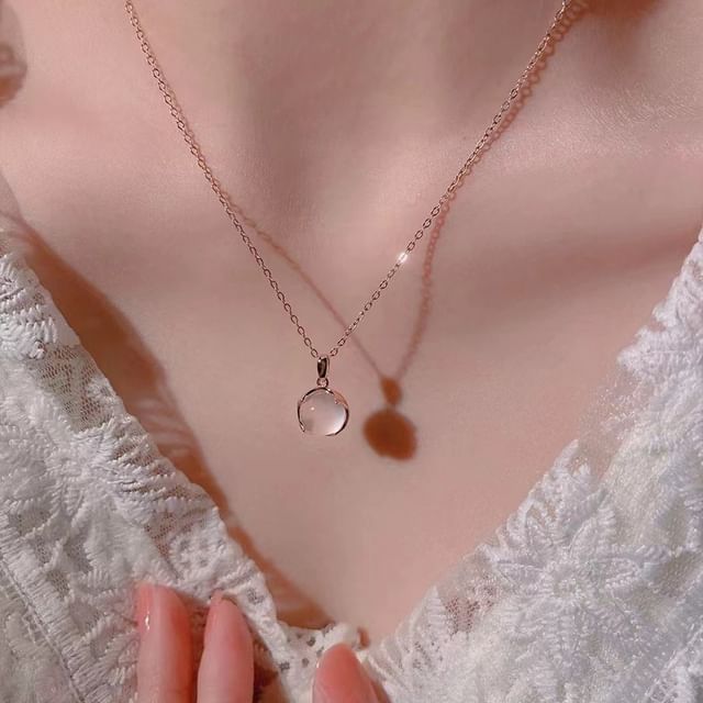 pexrl jewelry-Gemstone Necklace