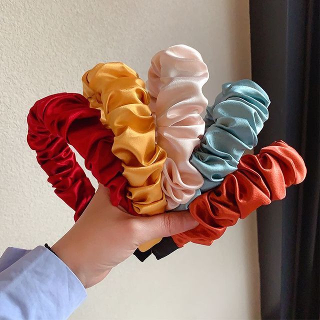 Pompabee-Plain Fabric Headband