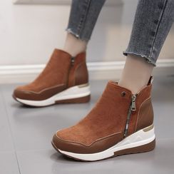 Weiya - Ankle Boots Platform Slip-Ons Weiya - Ankle Boots Platform Slip-Ons