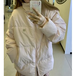 Dreamkura-Plain Padded Zip jacket