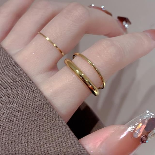 Kiren-Plain Metal Ring