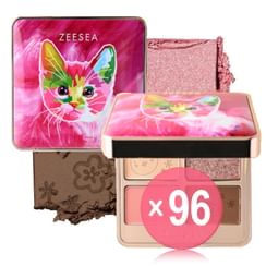 PALACE IDENTITY - COLORFUL ANIMAL FOUR-COLOR EYESHADOW X02 (x96) (Bulk Box)