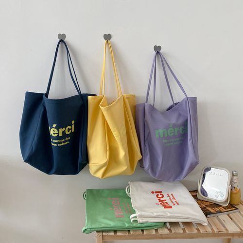 Geolte - Lettering Print Tote Bag