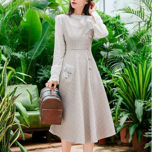 long sleeve pink dress formal A-Line Jewel Long Sleeves Pearl Pink Long Prom Dress with Pearls, Unique  Formal Dress UQ1744