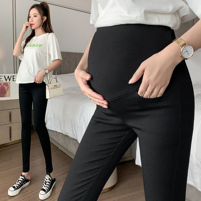 NEUF-Maternity High Waist Plain Skinny Pants