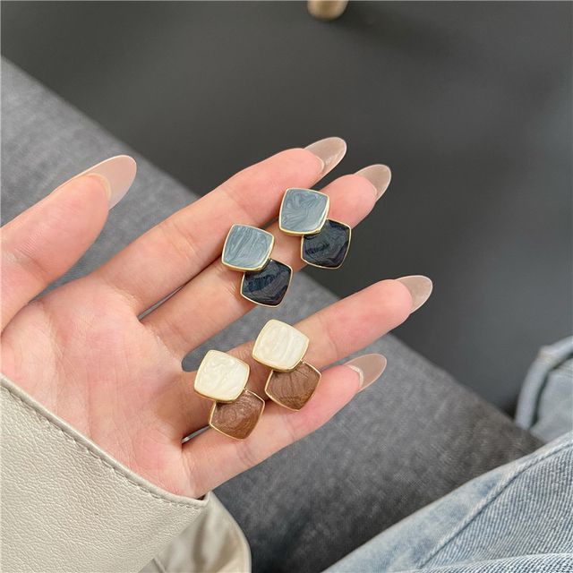 Kiren-Square Glaze Earring