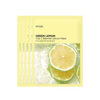 Anua - Green Lemon Vita C Blemish Serum Mask Bundle Set