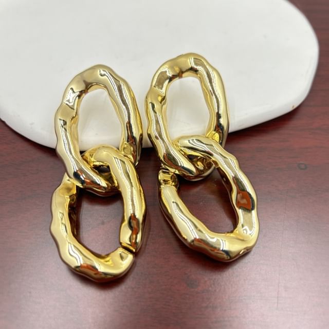 Joodii-Interlocking Acrylic Drop Earring