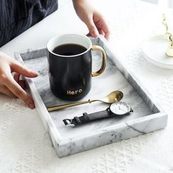 Beaucup - Marble Print Desk Organizer Tray