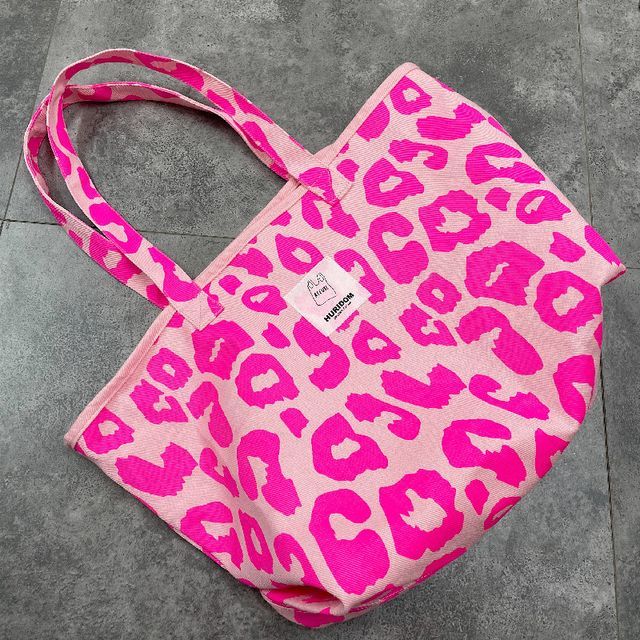 Pink Leopard Print Tote Bag