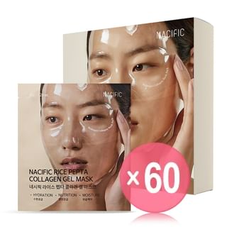 Nacific - Rice Pepta Collagen Gel Mask Set (x60) (Bulk Box)