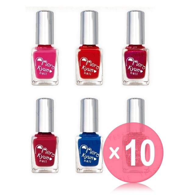 Beauty World-Foot Nail Polish 10pcs Bundle Set