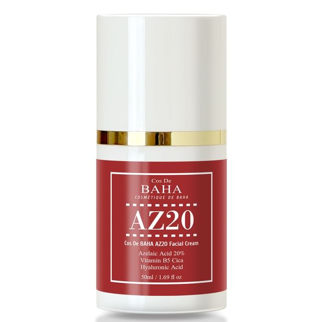 Cos De BAHA-AZ20 Cream - Crème à lacide azélaïque vitamine B5 et acide hyaluronique
