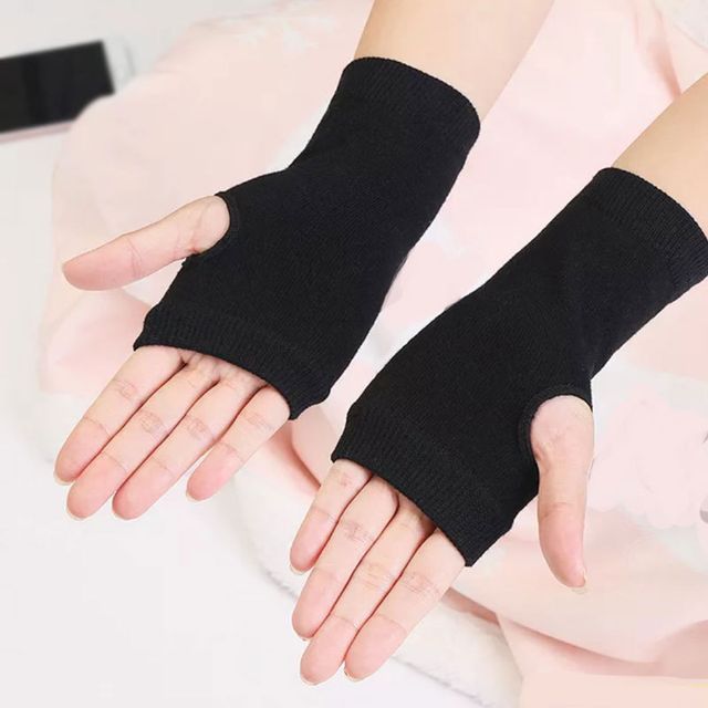 Kinoxslone-Knit Fingerless Gloves