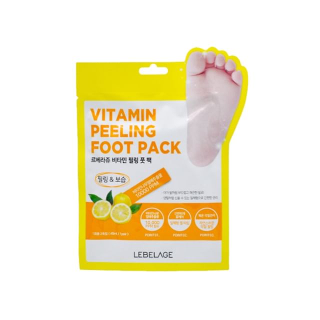 LEBELAGE - Vitamin Peeling Foot Pack ...