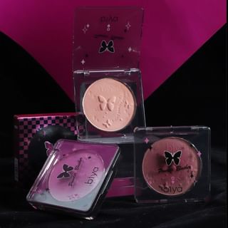 biya - Clear & Tipsy Embossed Blusher - 5 Colors