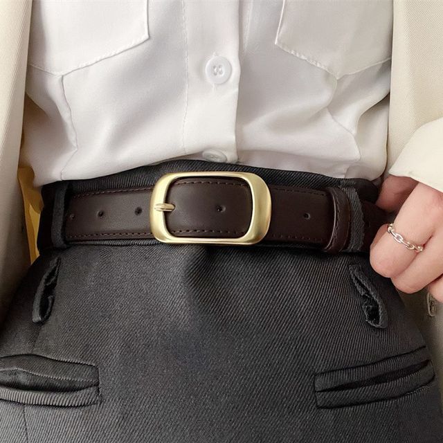 Lunashore-Faux Leather Belt