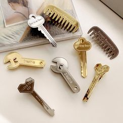Parapara - Key / Hair Comb Alloy Hair Clip (various designs)