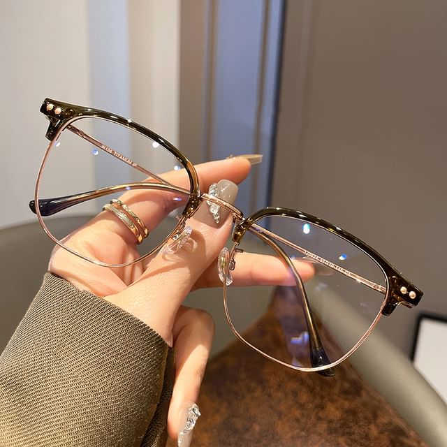 MOL Girl-Browline Frame Blue Light Blocking Glasses