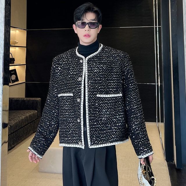 ジャケット・アウター herlipto Hemingway Check Tweed Jacket herlipto Hemingway Check Tweed Jacket