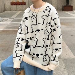 YERGO - Bear Jacquard Sweater YERGO - Bear Jacquard Sweater