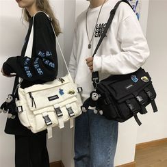 EAVALURE - Buckled Nylon Crossbody Bag EAVALURE - Buckled Nylon Crossbody Bag